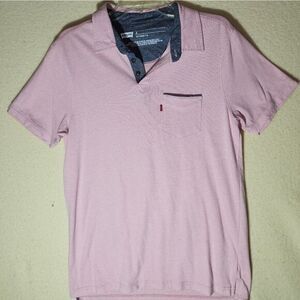 Levi's Pink Polo shirt size Medium‎